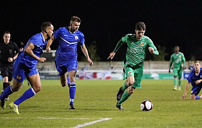 Second-half - Matthew Devine on the attack (1)