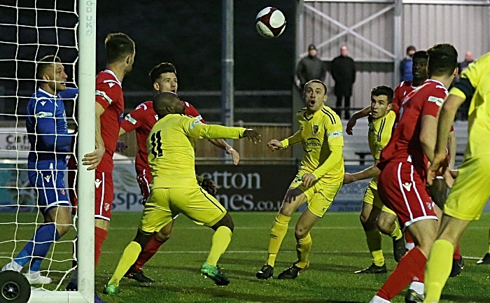 Second-half - Nantwich goal from Joe Mwasile v Scarborough