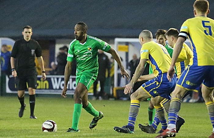 Second-half - Ricardo Fuller on the ball (1)