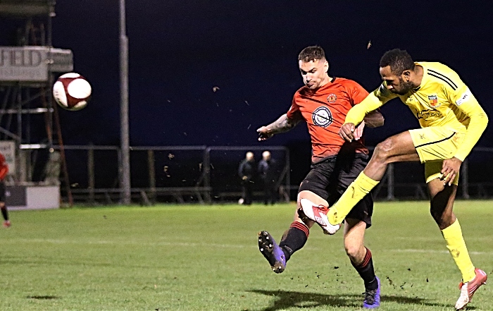 Second-half - Ricardo Fuller shoots at goal (1)