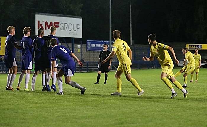 Second-half - Sean Cooke curls a free kick round the wall and round the keeper (1)