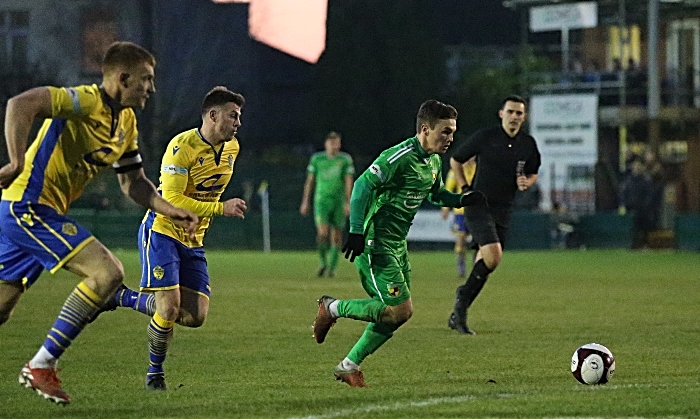 Second-half - Sean Cooke on the ball (1)