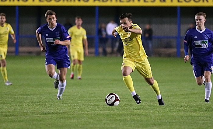 Second-half - Sean Cooke pushes towards goal (1)