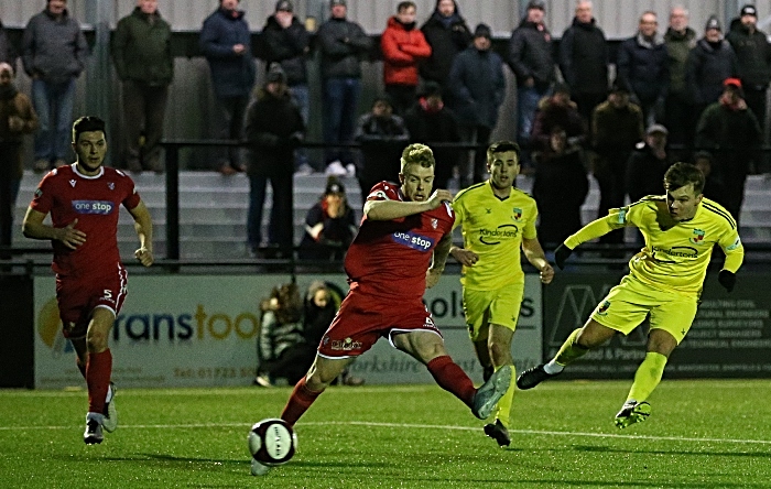 Second-half - Sean Cooke shoots at goal (3) (1)