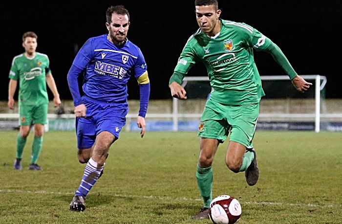 Second-half - Troy Bourne on the ball (1)