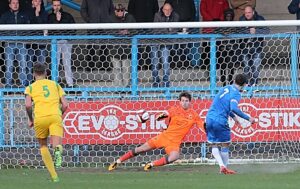 Nantwich Town tumble out of FA Trophy away at Stalybridge