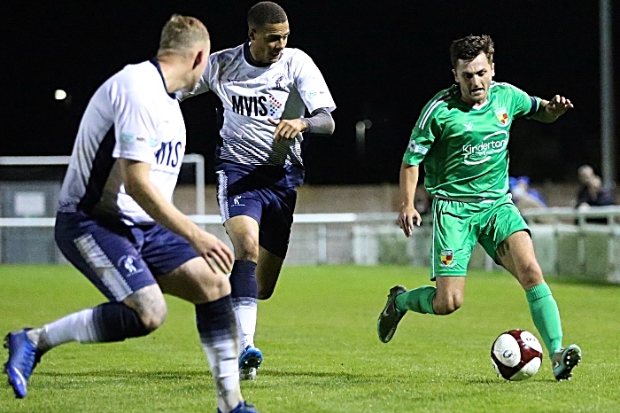 Second-half - captain Caspar Hughes on the ball (1)