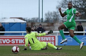 Ricardo Fuller helps fire Nantwich Town to 4-2 win over Stalybridge