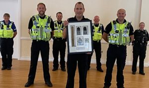 Nantwich police sergeant retires after 25 years with Cheshire Police