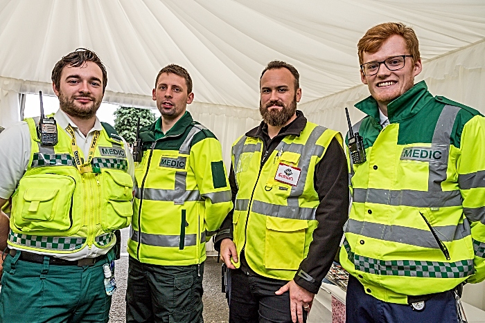 Simon Walter and First Aiders nantwich food festival