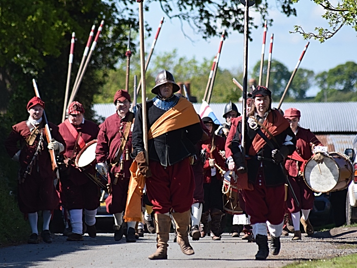 Sir George Lisles Regiment of Foote and friends march to Marbury Merry Days (1)