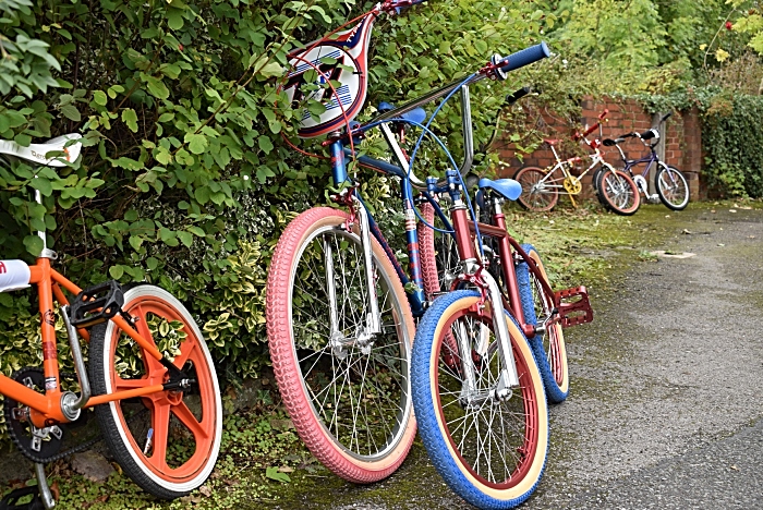 Some of the bikes outside Ye Olde Manor (1)