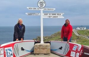 Paddleboarders pass through Nantwich on 1,600km challenge