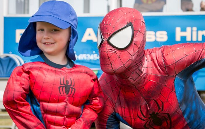 Spiderman at Bunbury Village Day