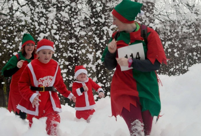 St Luke's Hospice Christmas Bubble Rush