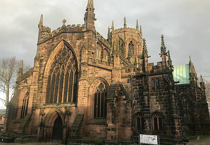 St Mary's Church Nantwich - frontage