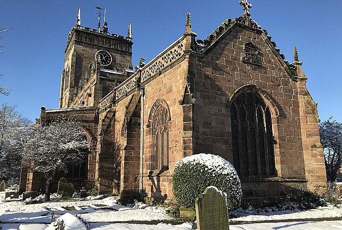 St Marys Acton in the snow (Mon11-12-17) (1)