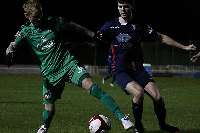 Steve Jones eyes the ball