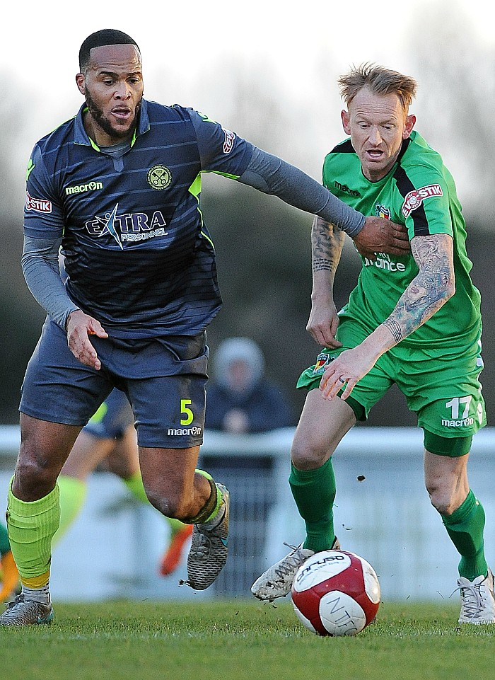 Steve Jones for Nantwich Town v Hednesford