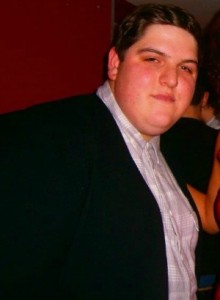 Stuart Vaughan before he lost weight