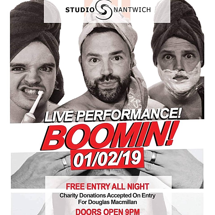 Studio Nantwich - Boomin - 1-2-19 publicity poster (1)