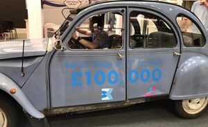 The Flintstones head for Nantwich in 2CV charity challenge