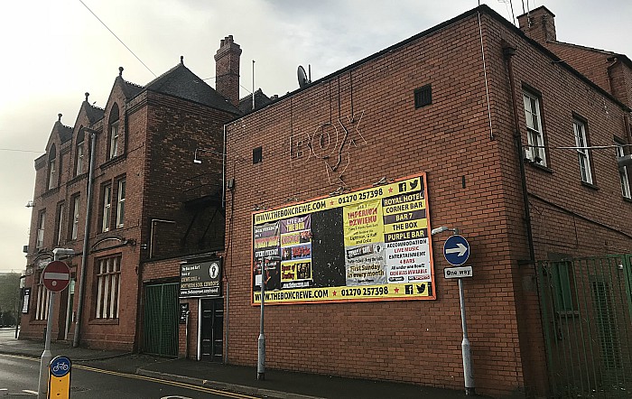 The Box venue in Crewe