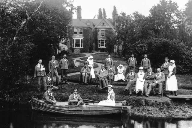 Nantwich Museum exhibit - The Dowery Auxiliary Hospital