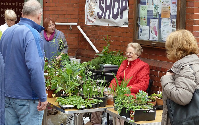 The Plant & Book Sale in full swing 2016