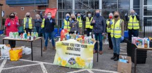 The Team - drop off and go Foodbank collection