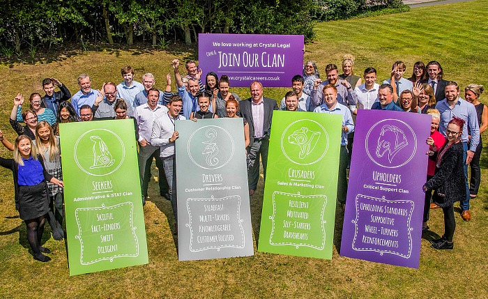 The team at Crystal Legal Services look forward to welcoming new recruits to their clans - 3