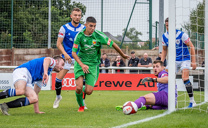 Thommy scores against Stalybridge