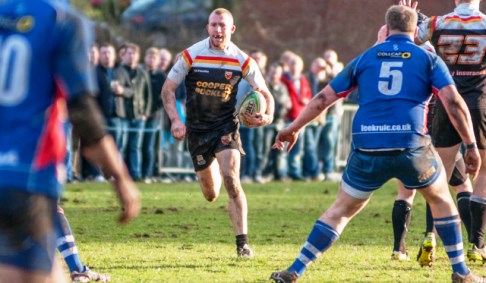 relegation battle - Toby Ward, Crewe & Nantwich RUFC, versus Leek