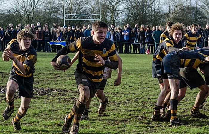 Tom Curry playing for school