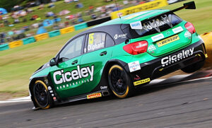 Tarporley touring car racer Oliphant enjoys points at Croft ahead of break