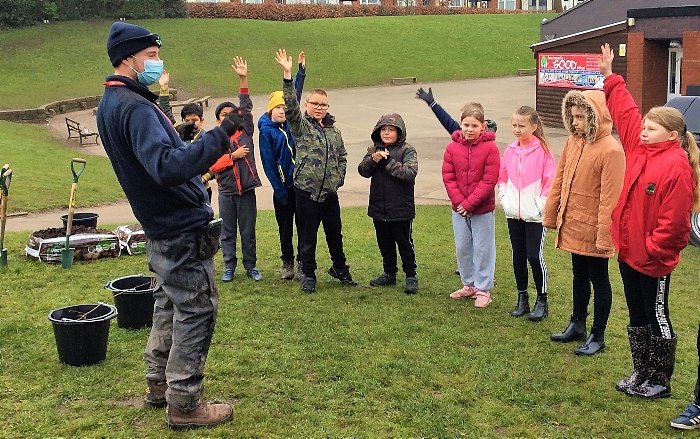 Trees planting workshop at Beechwood Primary School (1)