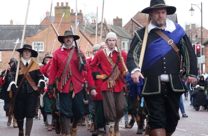 Troops march to Nantwich Town Square (2)