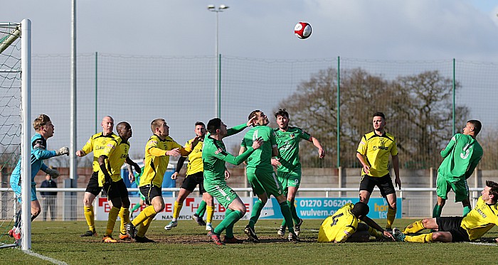 Troy Bourne heads towards goal