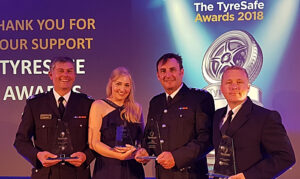 Cheshire Fire and Rescue Service scoops tyre safety national award