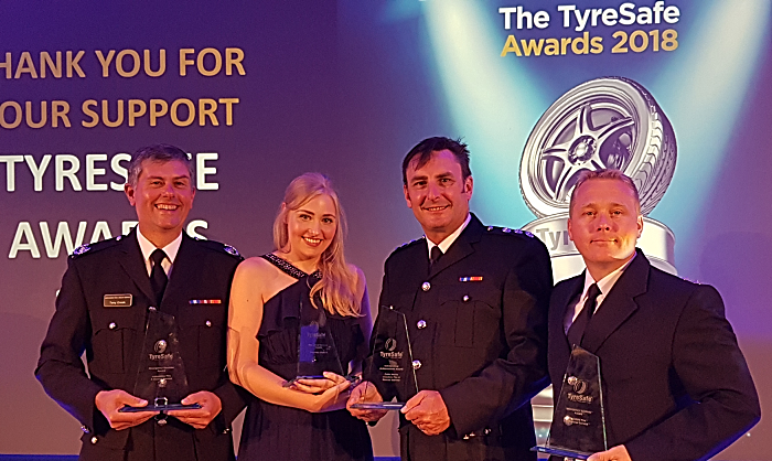 Tyre safe award - cheshire fire and rescue service