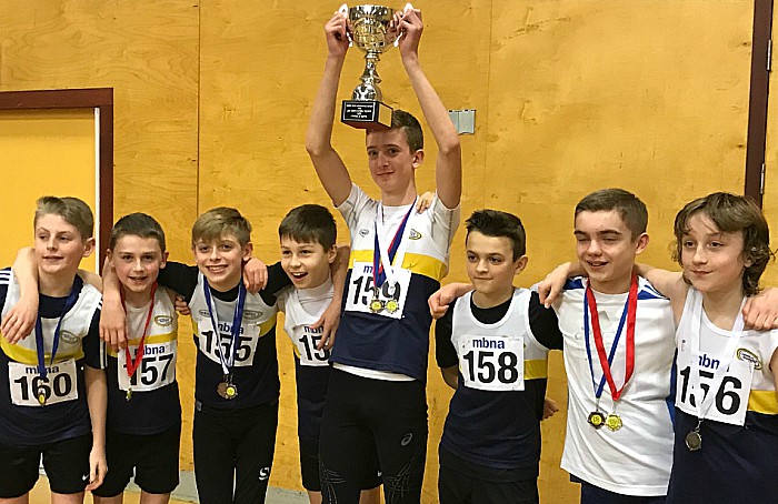 U13 boys win indoor trophy