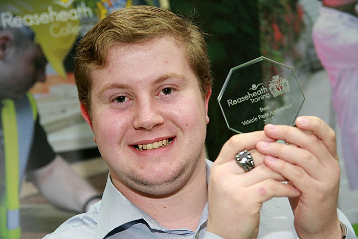 Vehicle Parts Alex Bebbington best apprentice