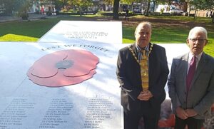 Poppy Cross tribute in Nantwich to commemorate 100 years