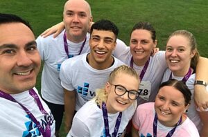 Watts staff in Nantwich complete 10k challenge for St Luke’s Hospice