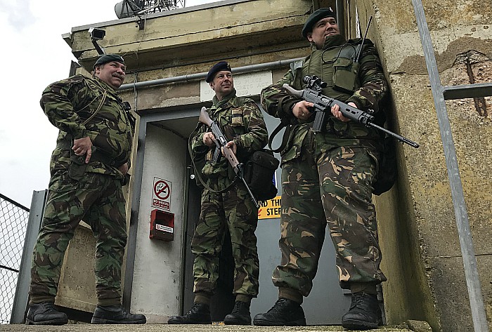 Western Forces guard the bunker entrance (2)