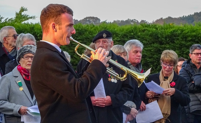 Wistaston - Jack Gresty plays The Last Post (1)