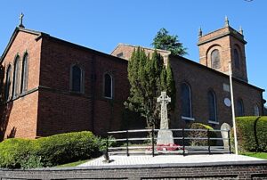 Wistaston and Rope War Memorial Project opening for Remembrance Sunday