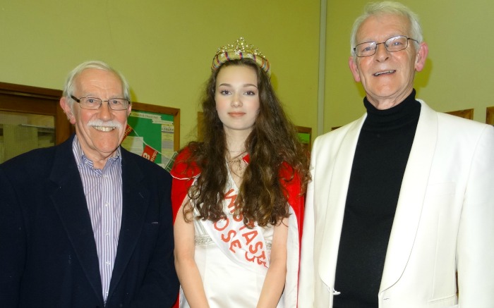 Wistaston Singers concert l-r Ken Sambrook - Rachel Astbury - Phil Houghton