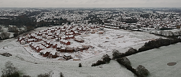 Wistaston - Wistaston Brook housing development and surrounding areas