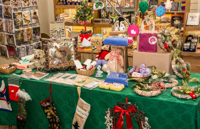 Christmas Fayres - Work of the Craft Group in the museum shop - 2013